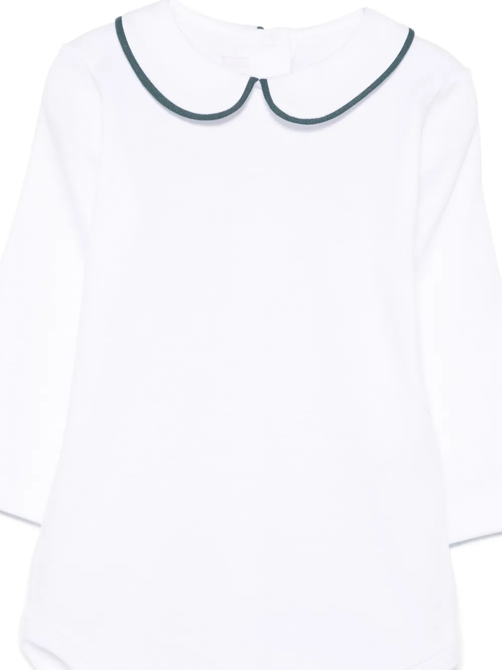 Mariella Ferrari Romper met contrasterende afwerking Wit