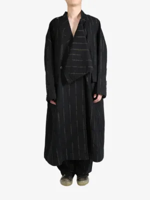Devoa ストライプ シングルコート | ブラック | FARFETCH JP