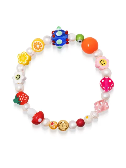 Nialaya Jewelry Berry Pearl bracelet