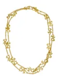 CHANEL Pre-Owned 1990-2000 logo chain necklace - Gold