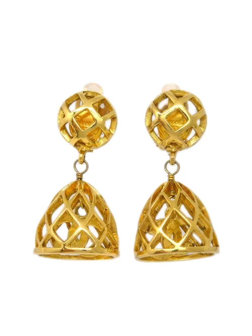 Boucles d'oreilles à clip (années 1990-2000) - CHANEL Pre-Owned - Modalova