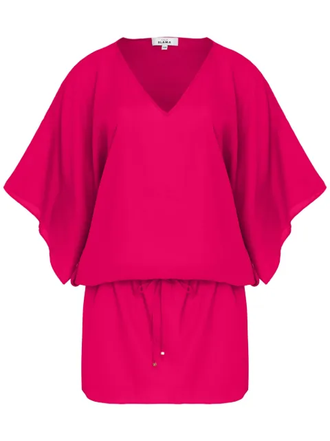 Amir Slama V-neck mini beach dress 