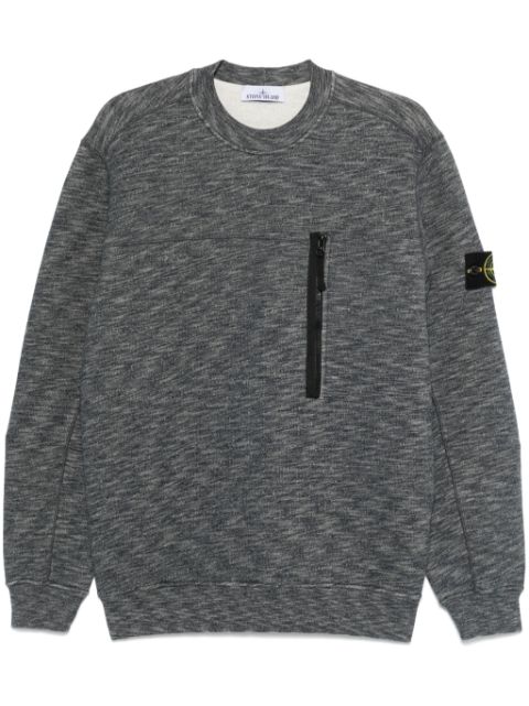 Stone Island mélange-effect sweatshirt