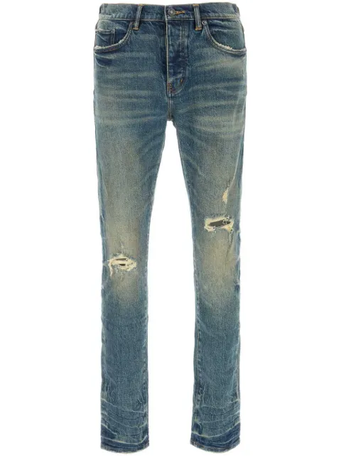Purple Brand ripped-detailing jeans