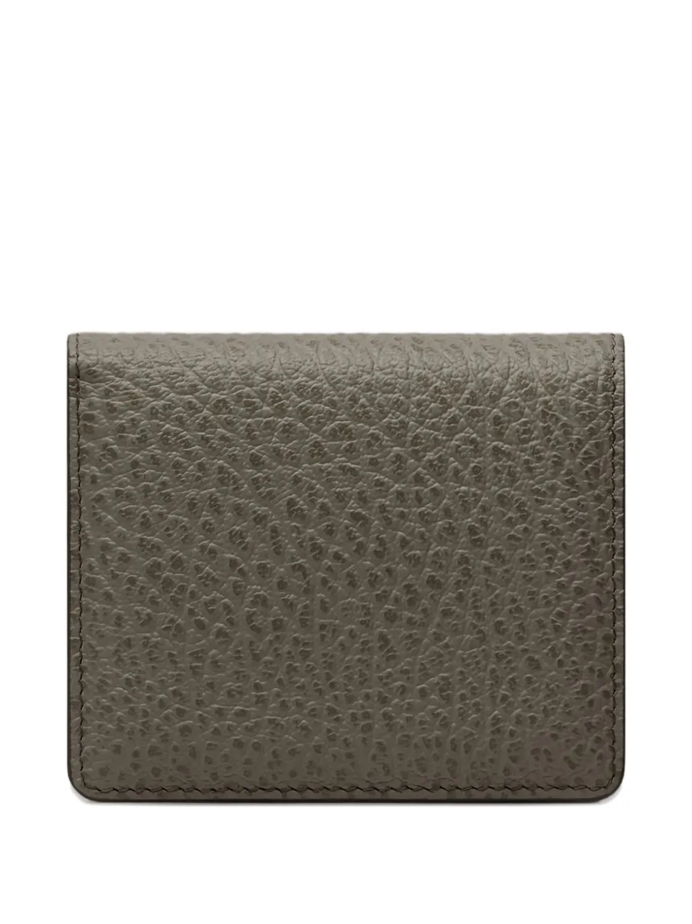 Maison Margiela Four-stitches Leather Cardholder In Brown