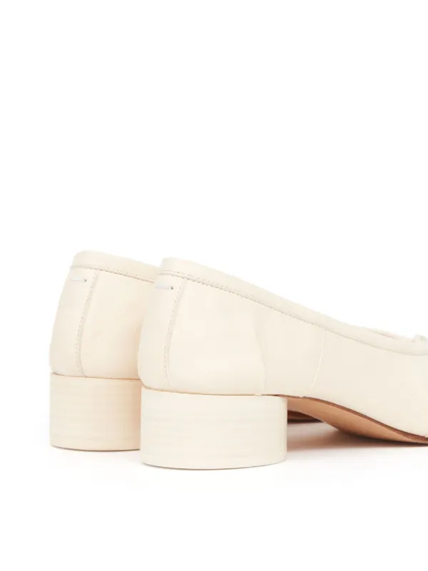 Maison Margiela 30mm Tabi Pumps | White | FARFETCH