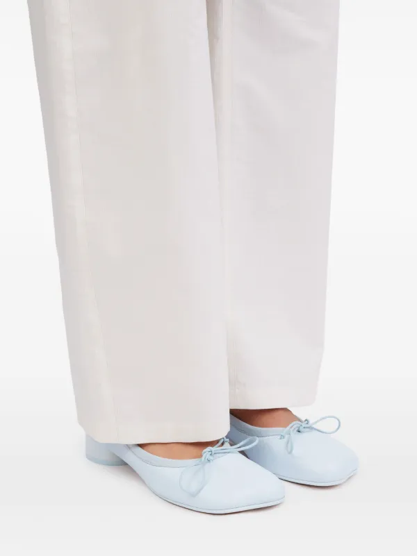 MM6 Maison Margiela 30mm Anatomic Ballerinas | Blue | FARFETCH