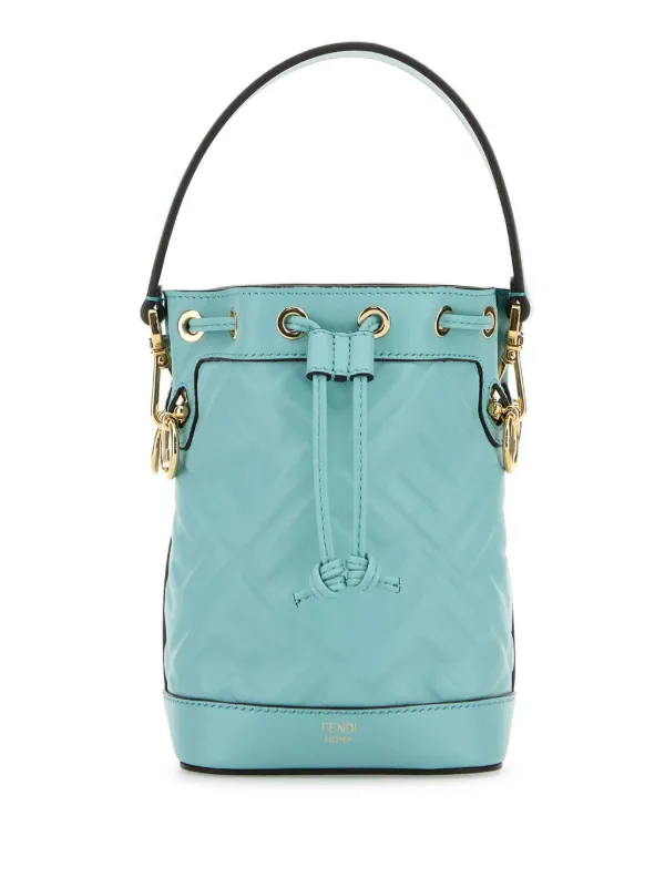 FENDI Mon Tresor Bucket Bag Blue FARFETCH