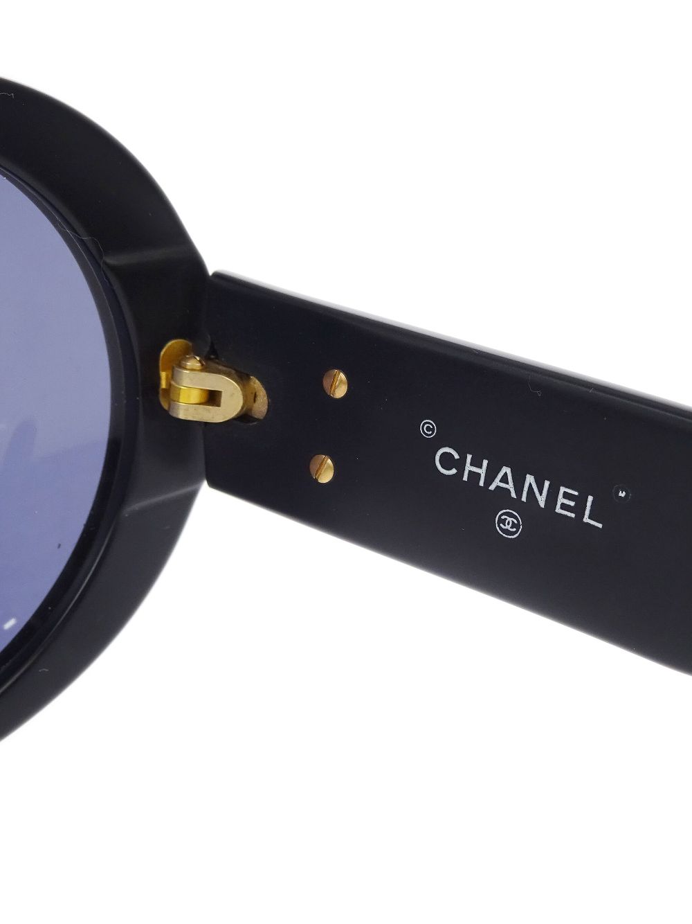 CHANEL 1990-2000s round-frame sunglasses Women