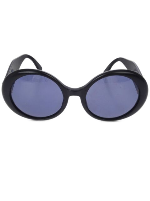 HOT SALE CHANEL 1990-2000s round-frame sunglasses Women