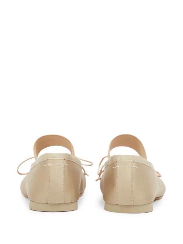 MM6 Maison Margiela Anatomic Ballerinas | Neutrals | FARFETCH