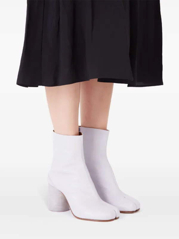 Maison Margiela Tabi 80mm レザー アンクルブーツ | パープル