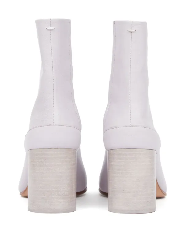 Maison Margiela Tabi 80mm レザー アンクルブーツ | パープル