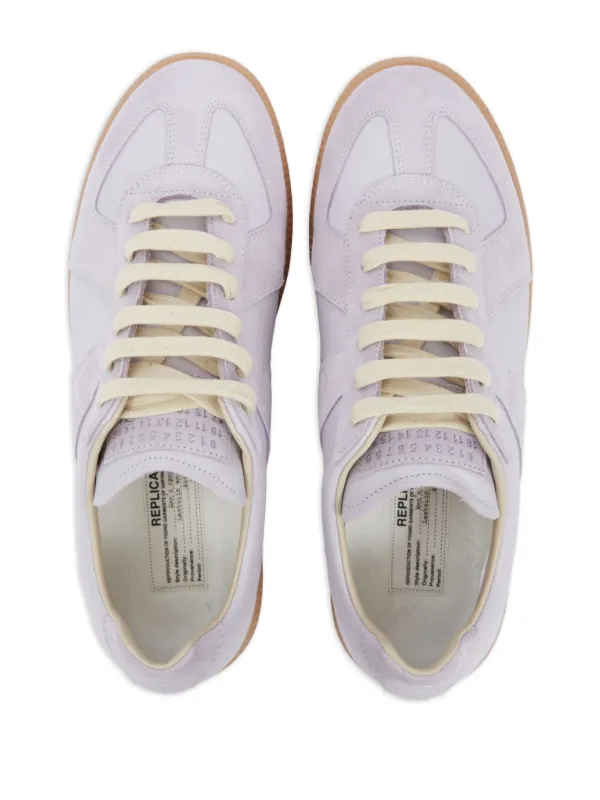 ★関税込★Maison Margiela★Calfskin Replica Sneakers Beige★ Maison Margiela Replica Sneakers - Beige – Kith