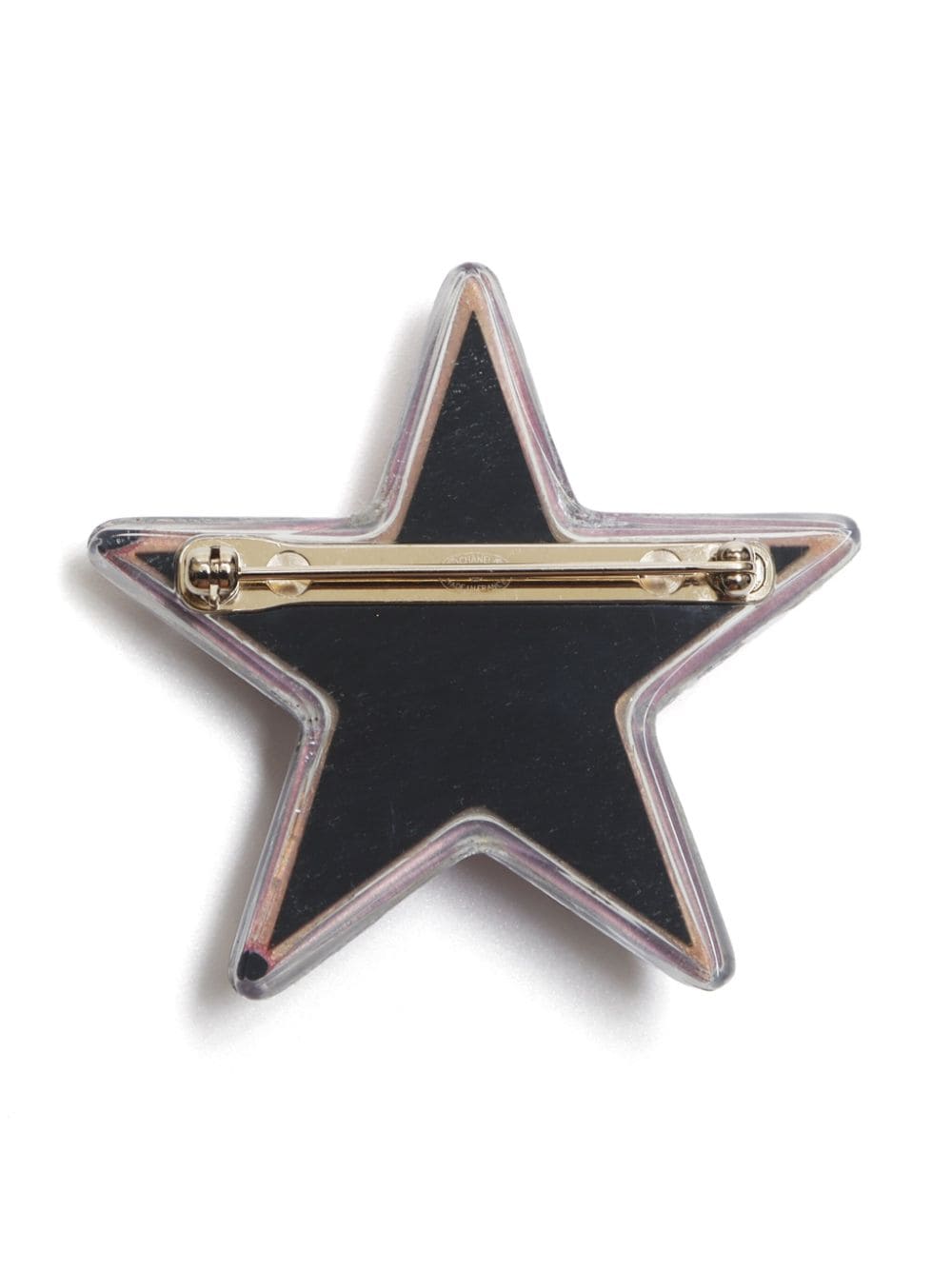 CHANEL Pre-Owned 2019 CC star brooch - Roze