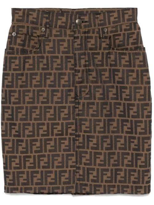 Jupe Zucca (années 1990-2000) - Fendi Pre-Owned - Modalova