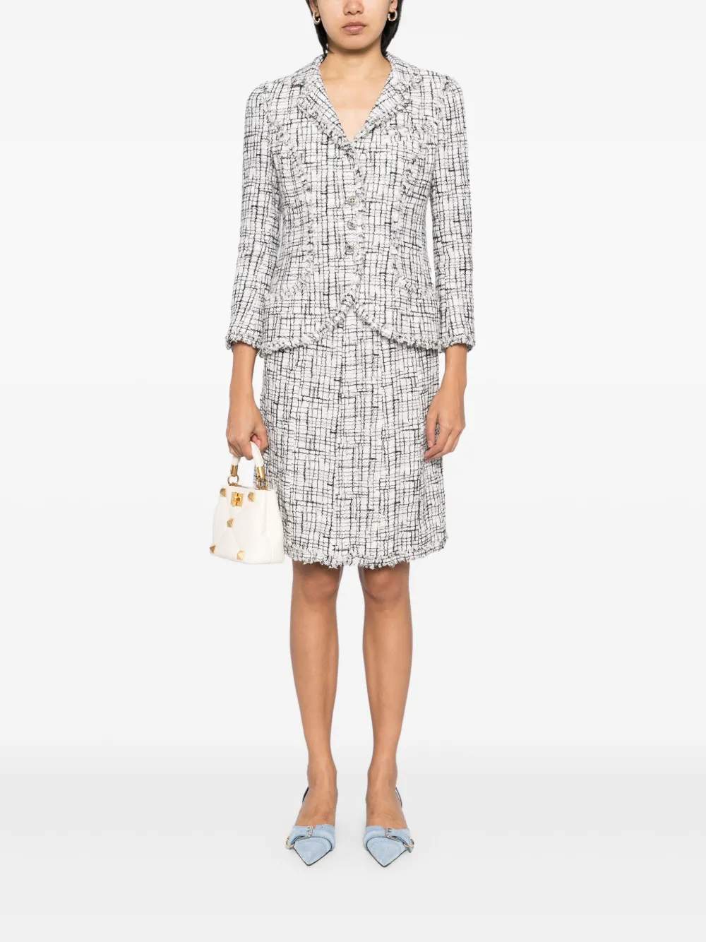 CHANEL Pre-Owned 2006 mantelpak - Wit