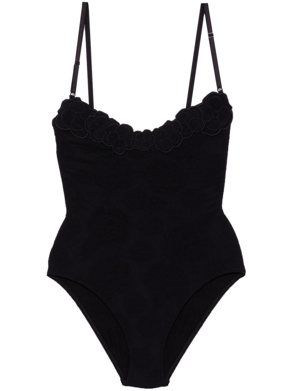 CHANEL Pre-Owned 1998 sleeveless swimsuit – Black