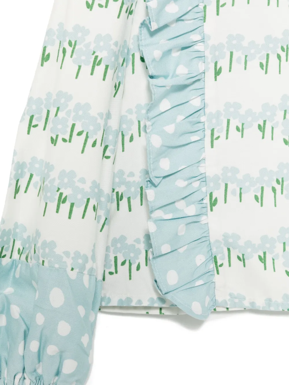 Stella McCartney Kids Top met bloemenprint Wit