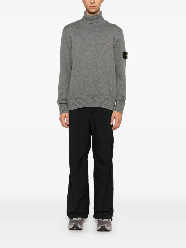 Stone Island コンパスロゴ セーター | グレー | FARFETCH JP