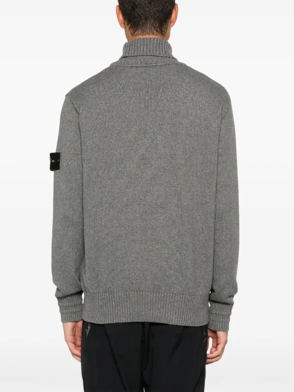 Stone Island コンパスロゴ セーター | グレー | FARFETCH JP