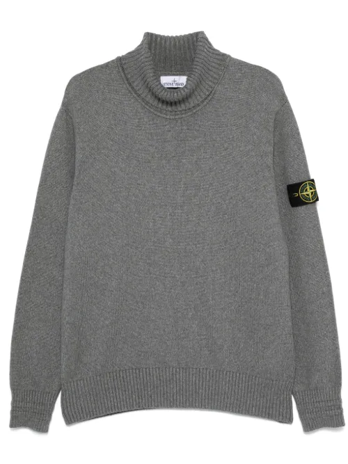 Pull à badge Compass détachable - Stone Island - Modalova