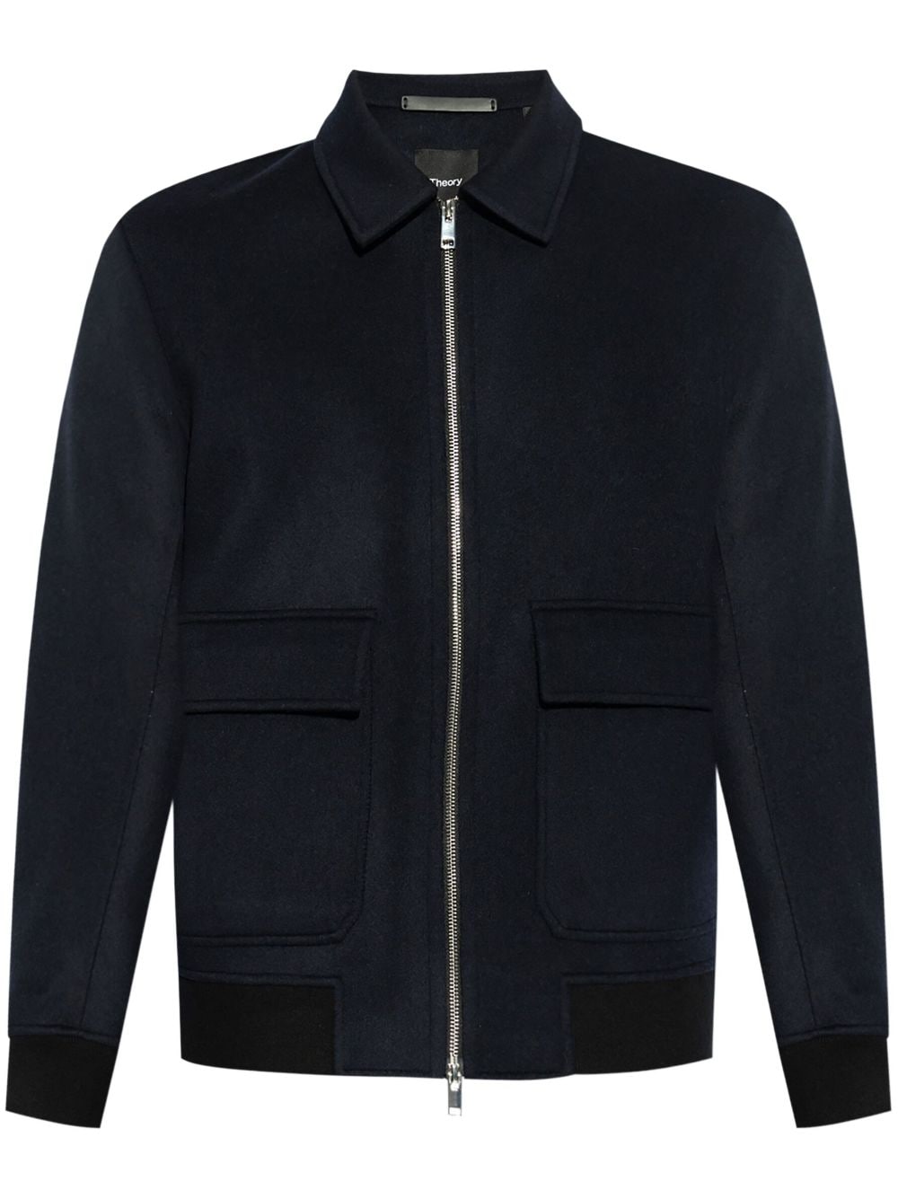 Shop Theory Zip-up Bomber Jacket In Black