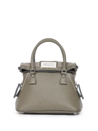 Maison Margiela 5AC Classique Micro Tote Bag | Grey | FARFETCH