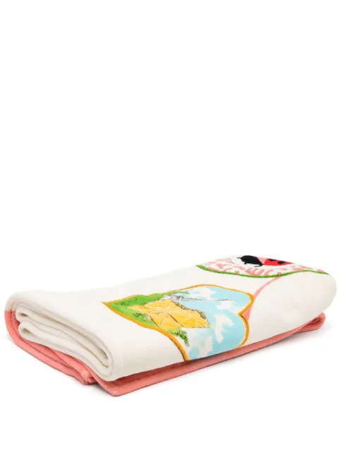 CHANEL 1990-2000s Valentine beach towel Women
