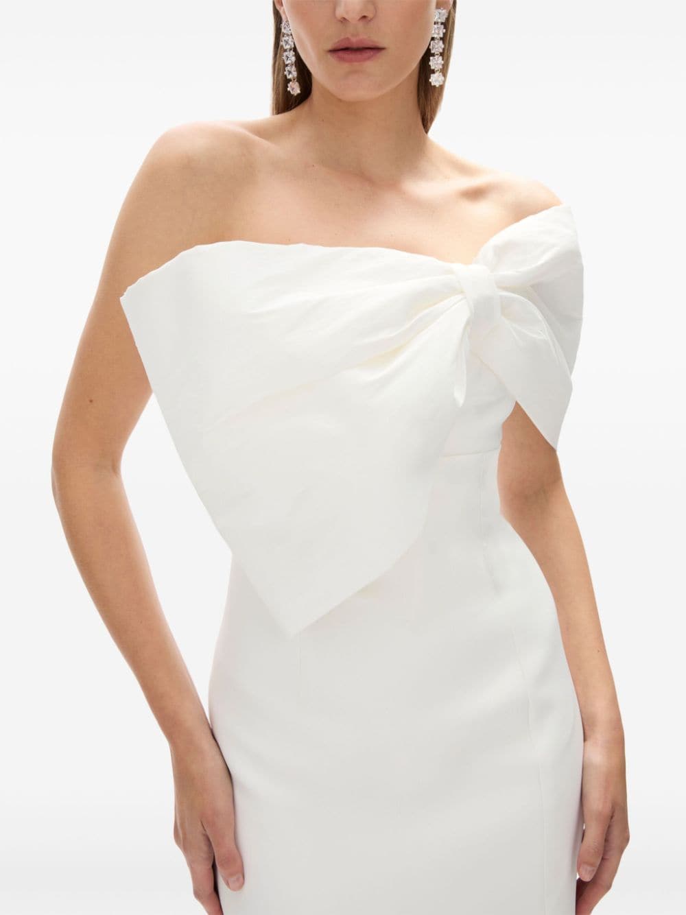 Shop Rachel Gilbert Kace Midi Dress In White