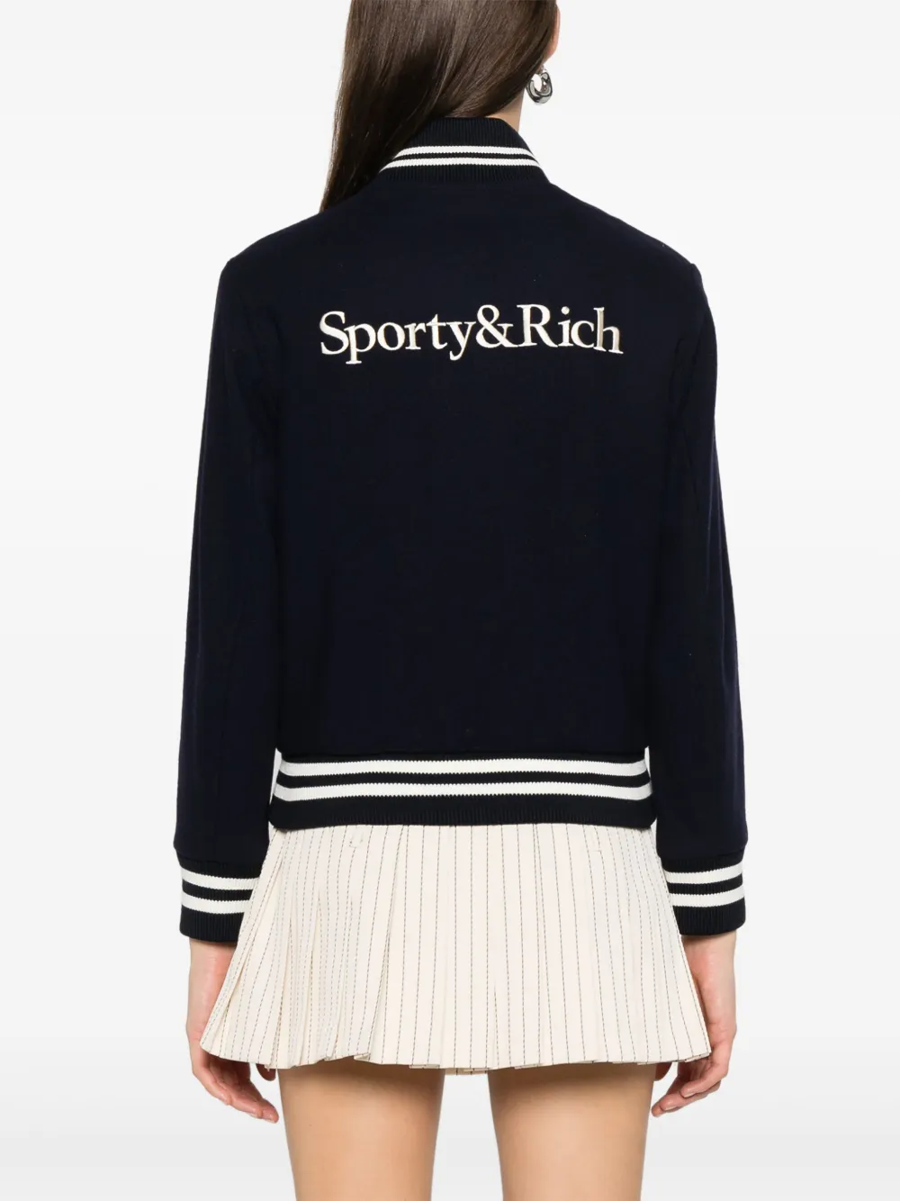 Sporty & Rich Yankees Serif bomberjack Blauw
