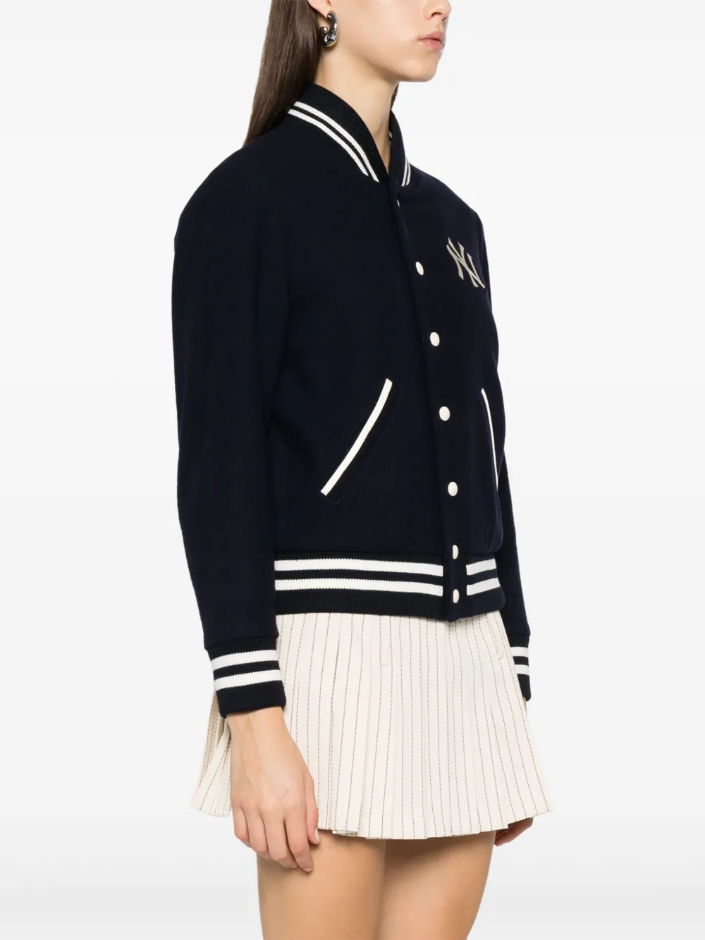 Sporty & Rich Yankees Serif bomberjack Blauw