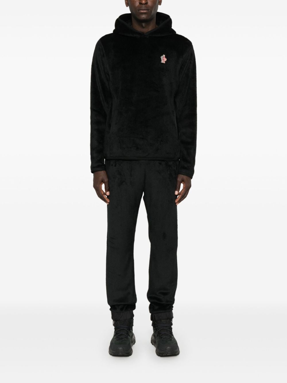 Moncler Grenoble Fleece hoodie - Zwart