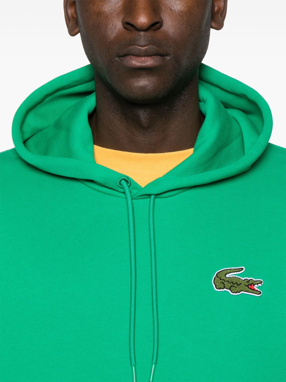 Lacoste crocodile-patch hoodie Men