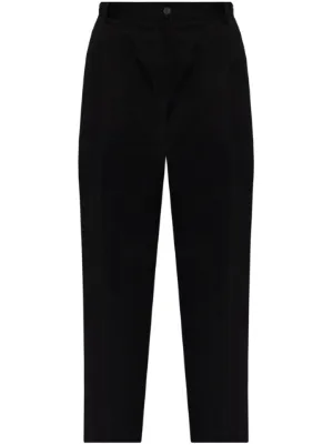 パンツ MAISON KITSUNE Women Straight Pants OW01129KM0325P199 Black FOX HEAD PATCH REGULAR JOG PANTS | Maison Kitsuné