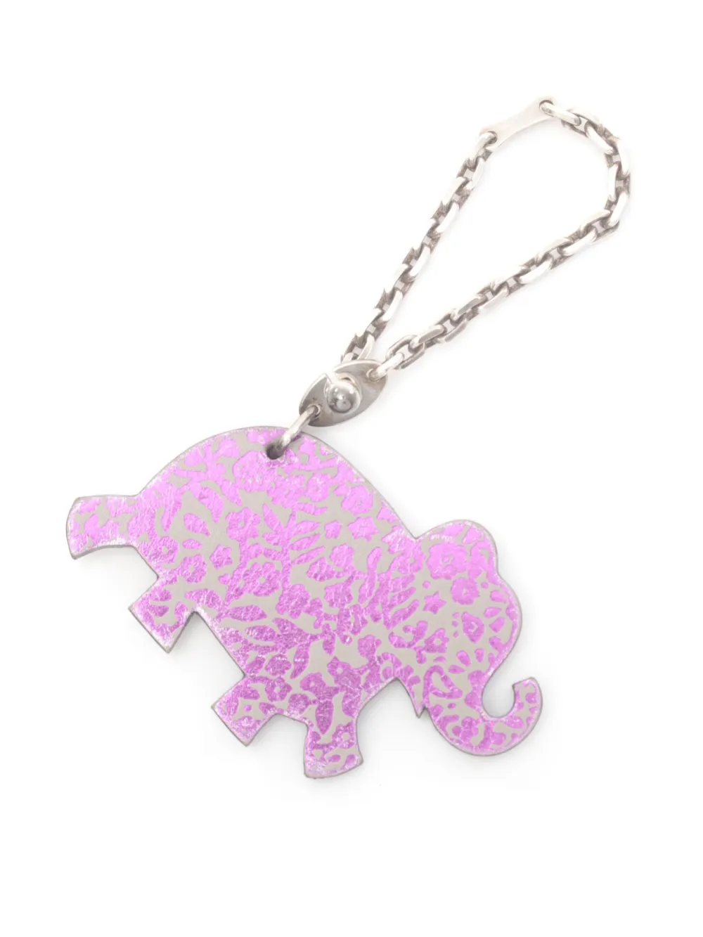 Hermes 2010s elephant-charm keyring Women