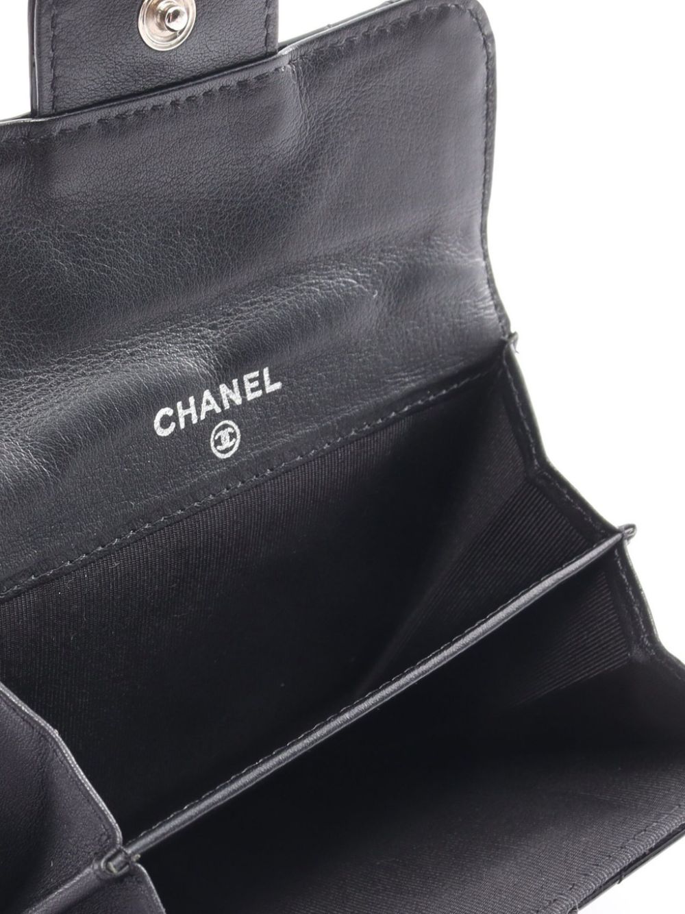 CHANEL 2010s diamond-quilted flap coin purse Women