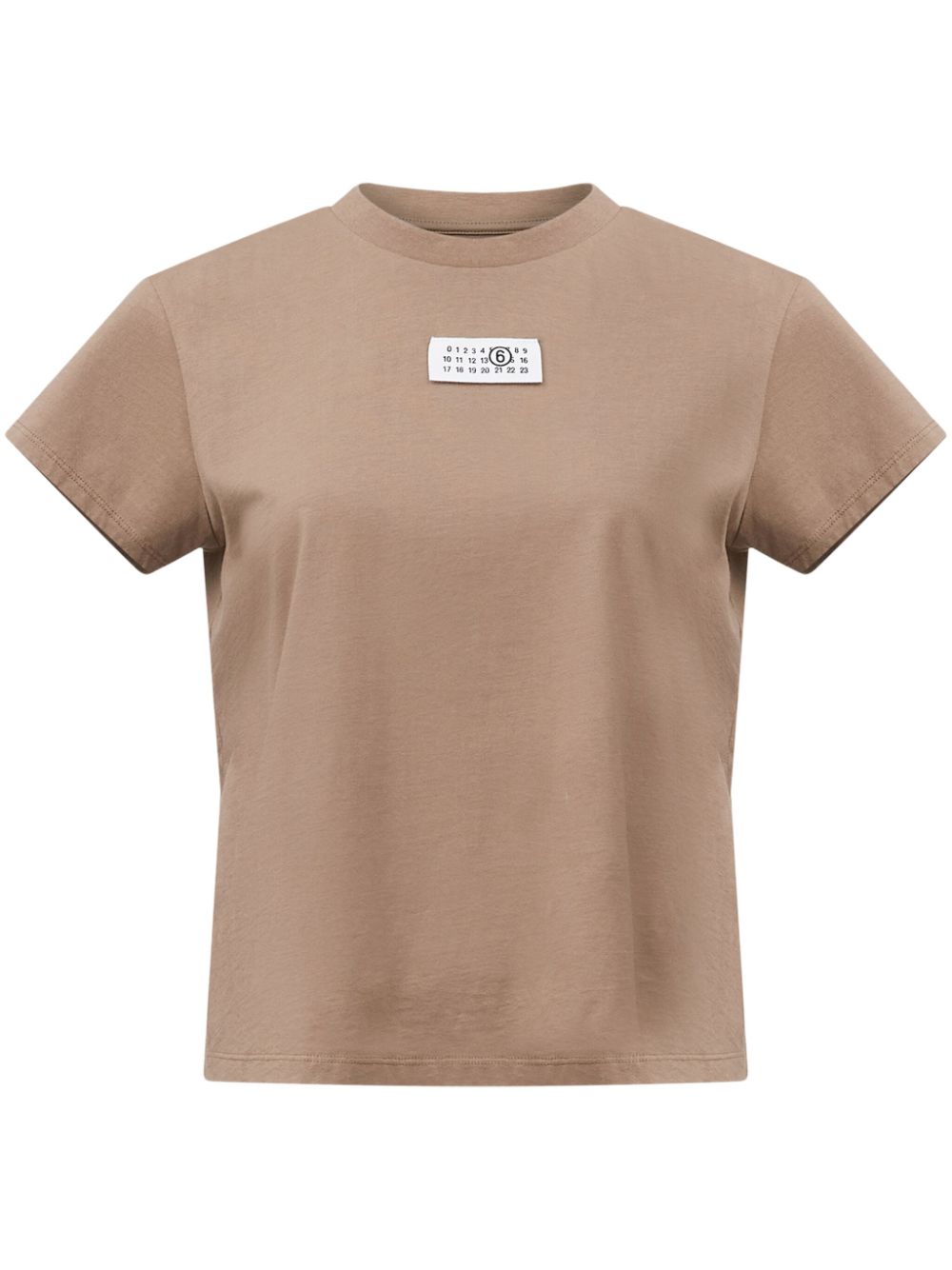 MM6 Maison Margiela Katoenen jersey T-shirt Beige