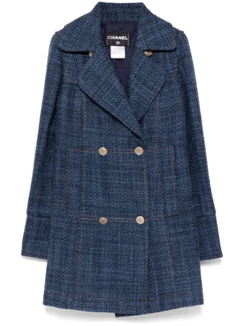 CHANEL Pre-Owned blazer con doble botonadura 2010