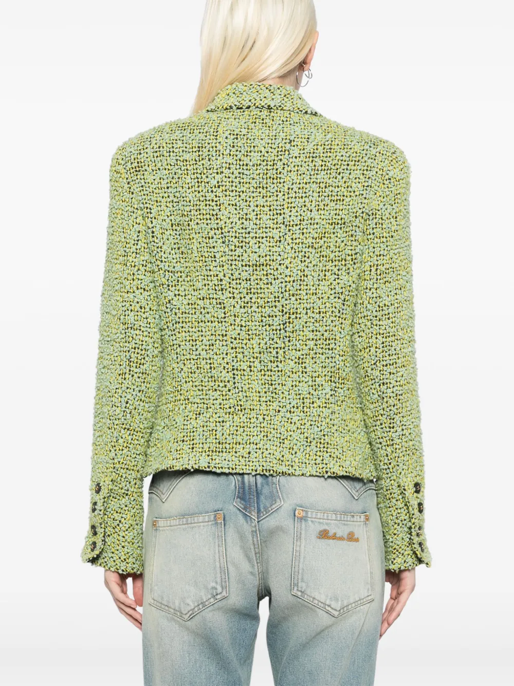 Pre-owned Chanel 1994 Single-breasted Jacket In Green