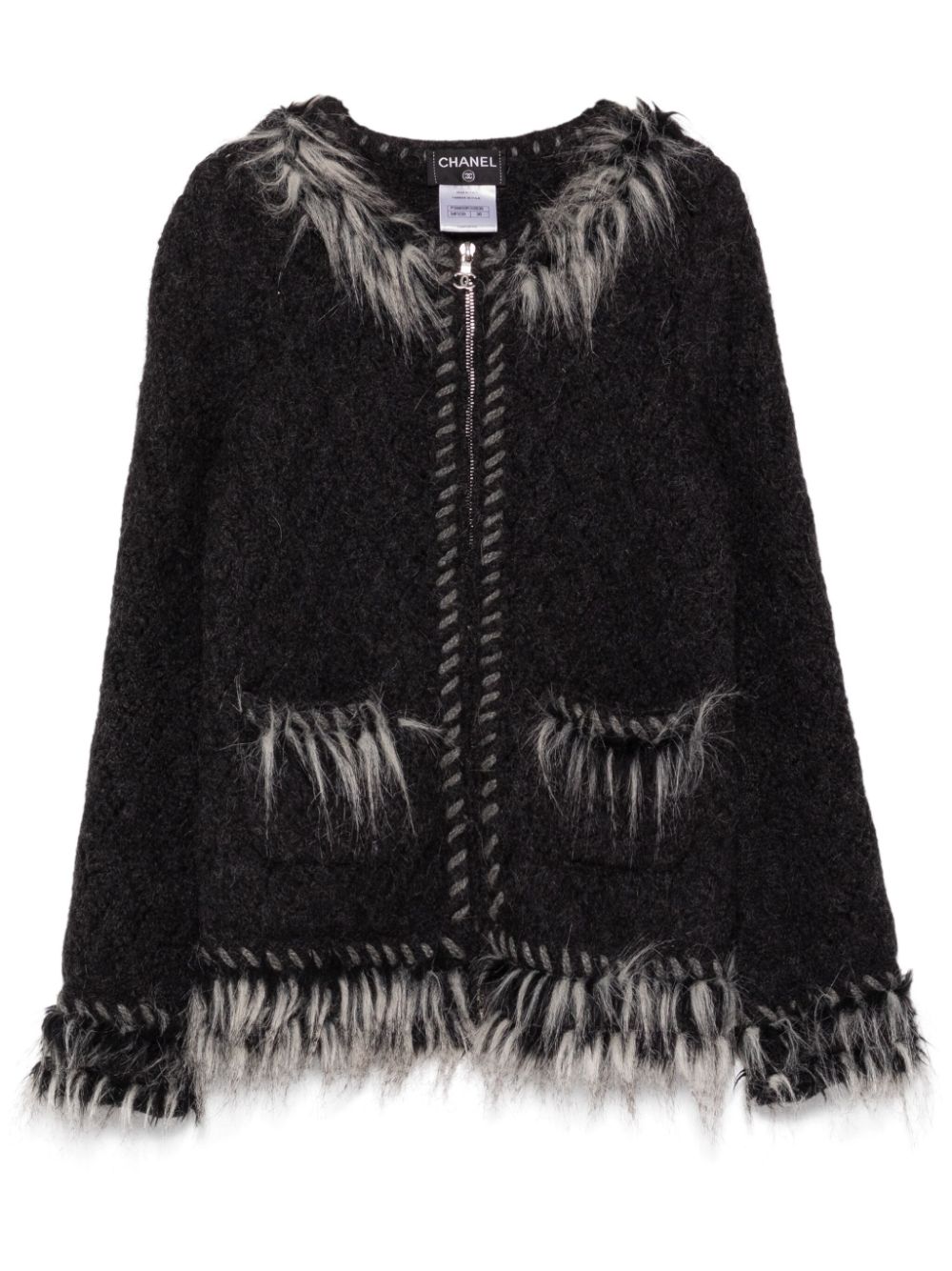 CHANEL 2010s zip-up cardigan Women