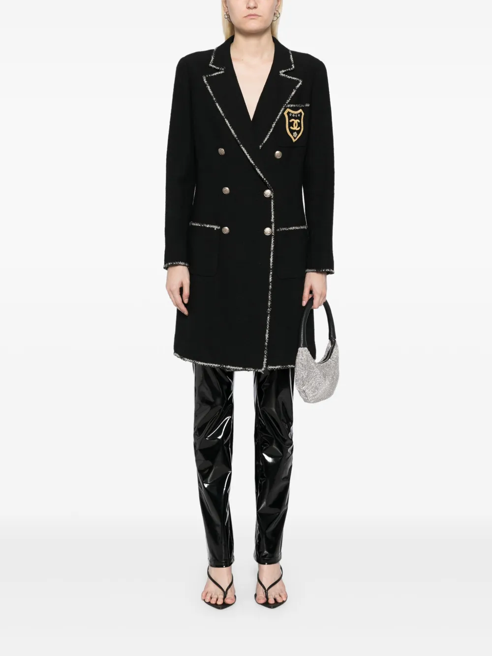 Cheap CHANEL 2005 double-breasted coat Women