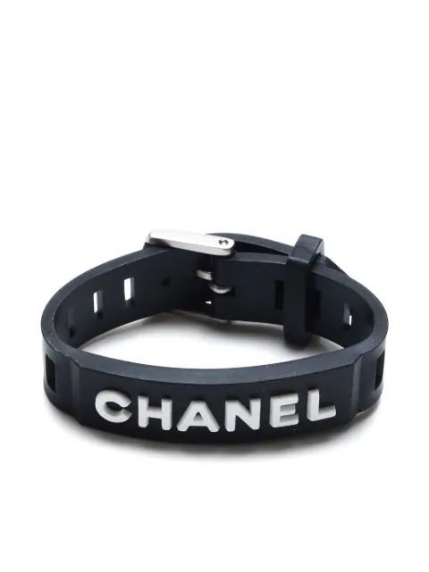 CHANEL Pre-Owned 1999 logo-lettering bracelet