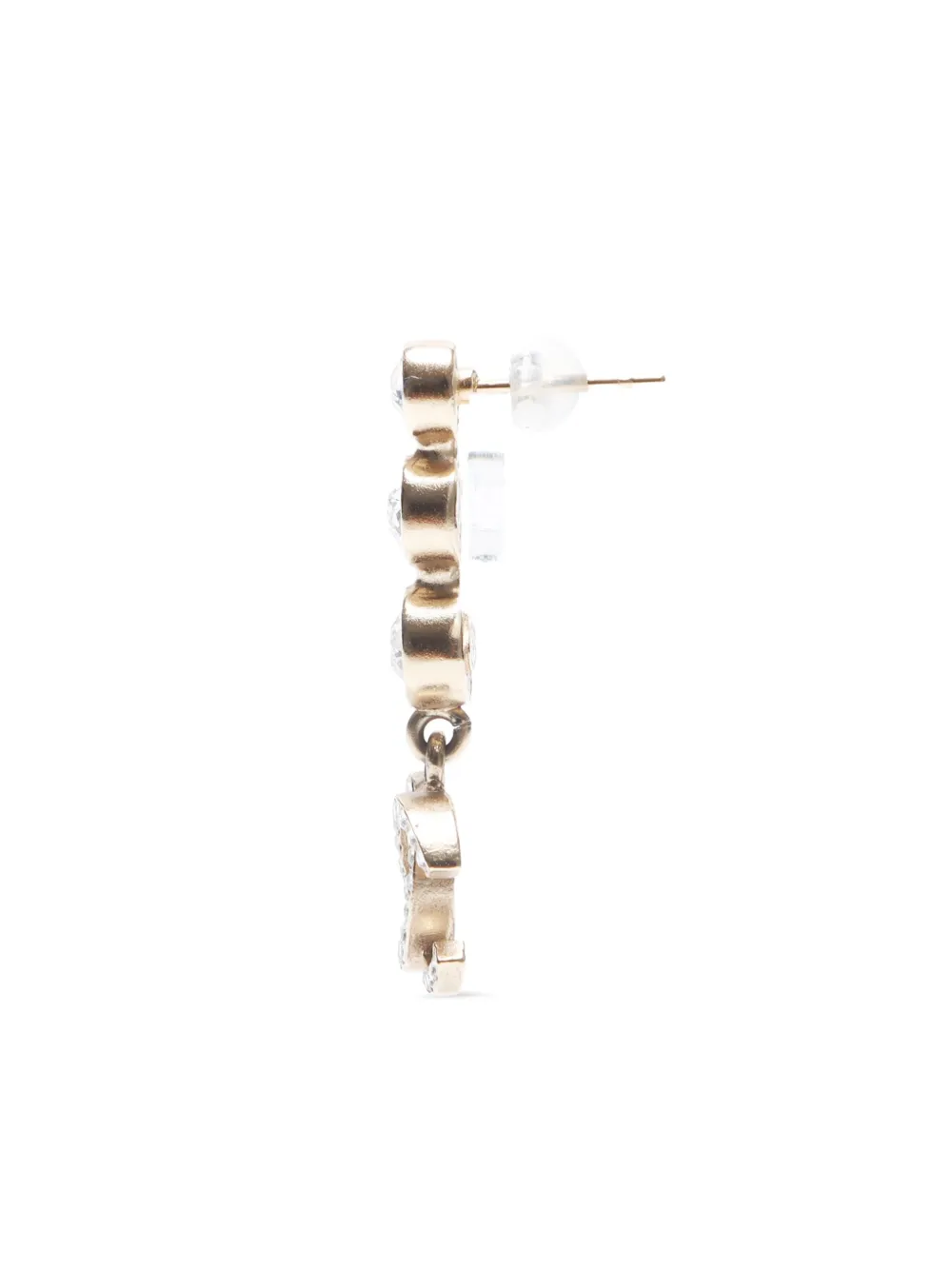 CHANEL Pre-Owned 2021 CC drop earrings - Goud