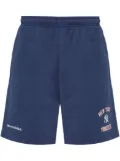 Sporty & Rich x 47 x New York Yankees logo-print track shorts - Blue