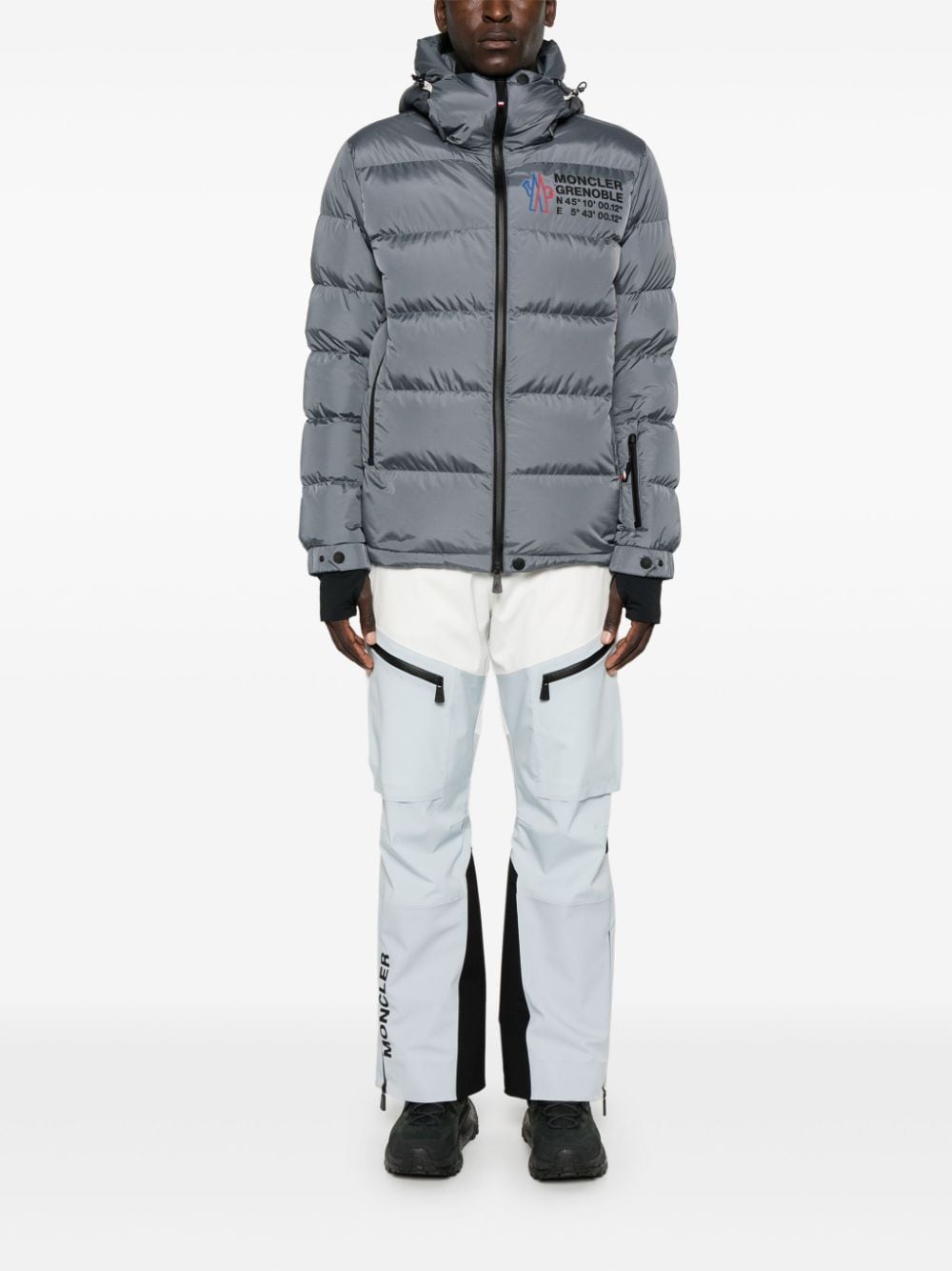 Moncler Grenoble Isorno ski jacket - Grijs