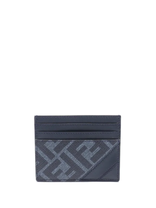 Fendi Pre Owned 2020 Zucca Card Holder Blue FARFETCH IE