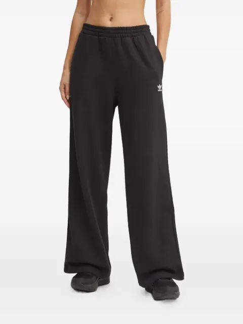 adidas logo-embroidered track pants