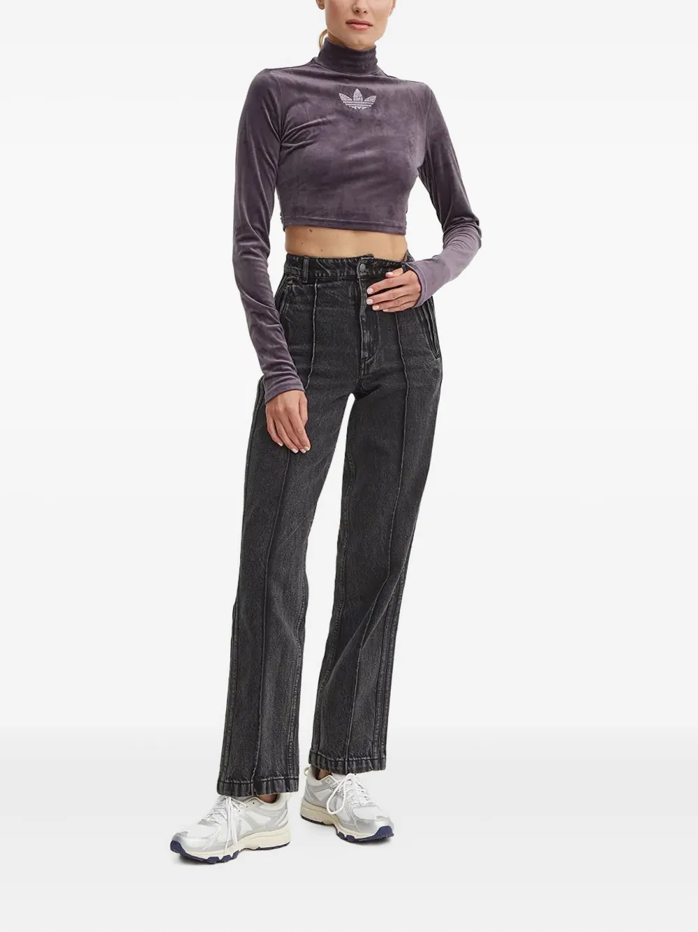 adidas zip-pocket jeans | Straight-Leg Jeans | Image 2