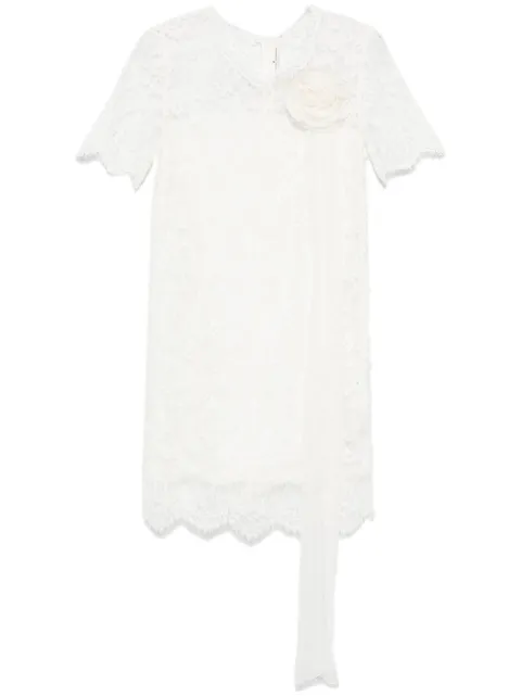 Ermanno Scervino floral-lace mini dress